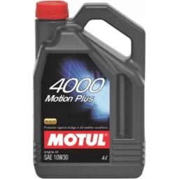 Motul 4000 Motion Plus SAE 10W40 4L Synthetic Blend Engine Oil-image-69