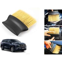 Auto Pearl Nylon Beige Car Dashboard Dust Cleaner Brush for Innova Hycross 2023-picture-38