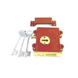 Generic Steel Maroon 2 in 1 Side Door Lock, SSDL2-image-49