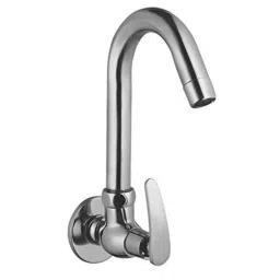 IRIS Brass Wall Mounted Sink Cock Tap for Kitchen &a; Bathroom-image-40