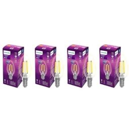 Philips Filament Candle 4W E14 6500K Cool Day White LED Bulb (Pack of 4)-image-72