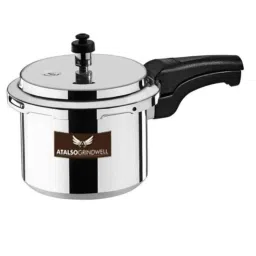Atalso 2 Litre Stainless Steel Silver Regular Pressure Cooker-picture-9
