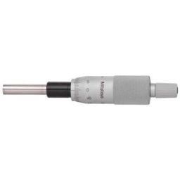 Mitutoyo 0-25mm Ratchet Stop Thimble Middle Size Flat Face Micrometer Head, 150-192-26