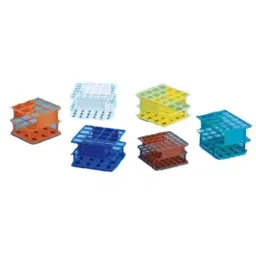 Tarsons 25mm Nylon Orange 16 Places Poly Wire Half Rack, 201013-O-46