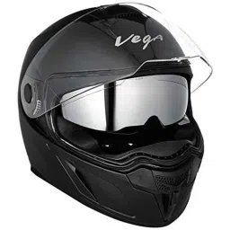 Vega Ryker D/V ABS Dull Black Full Face Helmet, Size: (M, 58 cm)-picture-24
