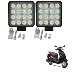 Kozdiko 2 Pcs 48W White Square LED Scooty Beam Light Set for Suzuki Swish 125-picture-47