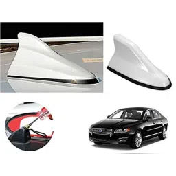 Auto Pearl ABS White Universal Replacement Shark Fin Car Roof Antenna For Volvo S80-18