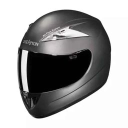 Studds Scorpion D4 Decor Plastic Matt Black Full Face Helmet, Size: Medium-picture-46
