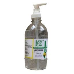 Easy Go Rub 500ml 70% Ethyl Alcohol Gel Based Hand Sanitizer with Dispenser Pump-58