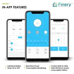 Finery 10A 3 Channel Wi-Fi Smart Switch with Energy Monitoring image 4