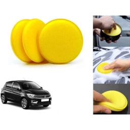 Auto Pearl Polyurethane Beige Washing &a; Waxing Polish Foam Sponge for Tiago 2020 XT XZ (Pack of 3)-picture-20