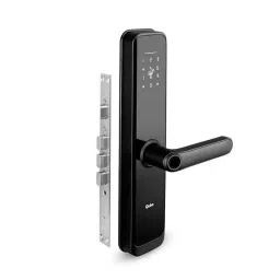 Qubo Elite Aluminium Alloy Mirror Finish Black Smart Door Lock-44