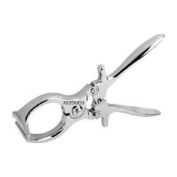 Forgesy 9 inch Stainless Steel Castration Clamp For Animals Sheep, Goats &a; Pig Castration Pliers-13