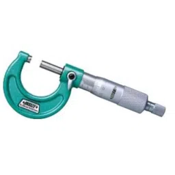 Insize 1?m Graduation Outside Micrometer Ratchet Thimble, Range: 0-25 mm, 3210-25FA (Pack of 2)-17