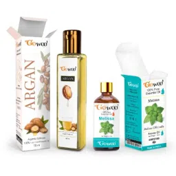 GoWoo 2 Pcs 10ml Natural Melissa Aroma Oil &a; 100ml Argan Carrier Oil Set, GWOC916-P33+P188-picture-47