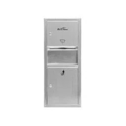 Bharat Photon 310x750x138mm Stainless Steel Tissue Paper Dispenser &a; Waste Receptacle, BP-RPS-512-picture-44
