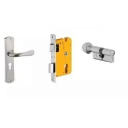 Dorset HL Series Lily 60mm Stainless Steel Silver Chrome Finish Door Handle Lock Set with Coin &a; Knob-picture-40