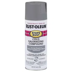 Rust-Oleum 7785830 454g Gray Stops Rust Cold Galvanizing Compund Zinc Coating Spay Paint-image-18