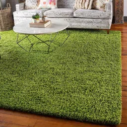 Carpetify 3x5ft Green Grass Non Shedding Shaggy Carpet, 1020YP5Z6TQ-image-22