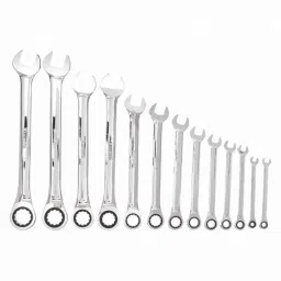 Westward 13Pcs CV Steel Mirror Combination Wrench Set, 20PH05-picture-10
