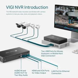 TP-Link NVR1008H VIGI 8 Channel Plastic Network Video Recorder with USB Port image 4