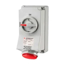Mennekes 16A 3P 230V Wall Mounted Receptacle with Mechanical Duo-Interlock, 7002-picture-17