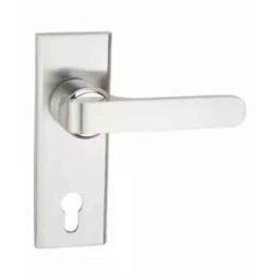 Quba QX-2012 10 inch Zinc Alloy Silver Chrome Plated Door Lock Body, QX-2012-06-SS-15