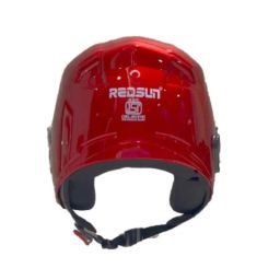 Redsun Cove Red Open Face Helmet, Size: Medium , REDSUNCOVE image 2