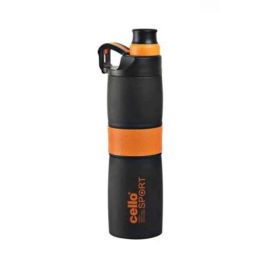 Cello Force 700ml Orange Stainless Steel Vacuum Sports Bottle, 405CSSB0427 (Pack of 2)-picture-12