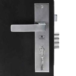 Handle Waala LB-10001 10 inch 60mm Stainless Steel Antique Brass Finish Both Side Key Heavy Duty Mortise Door Lock Set-image-71