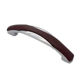RAB Megna 96mm Zinc Walnut Wardrobe Pull Handle (Pack of 3)-image-58