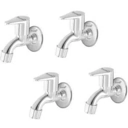 Prestige Jazz Stainless Steel Chrome Finish Bib Cock with Wall Flange (Pack of 4)-image-41