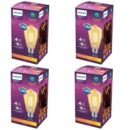 Philips Filament 4W E27 2700K Warm White LED Bulb (Pack of 4)-image-70