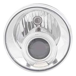 Uno Minda Hard Coated Lens Headlight with Bulb for Royal Enfield Bullet Thunderbird New Model, RE-142-HLA-WB-image-40