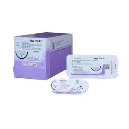 Ethicon NW2326 12 Pcs 1 Dyed Vicryl Polyglactin 910 Suture Box, Size: 70 cm-picture-9