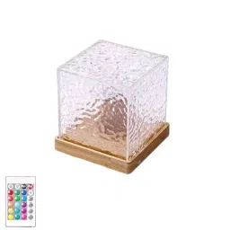 Rashmi Traders 1W ABS Plastic Blue Ocean &a; 3D Water Wave LED Night Light with Remote, 13478-image-54