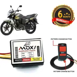 Auto Pearl 12V Black Front &a; Rear Flasher Indicator Light for SW Saluto BS6-picture-47