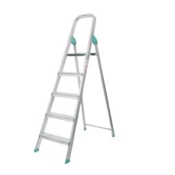 Bathla Advance Orange 5 Steps Foldable Aluminium Ladder with Sure Hinge Technology, 4SL-picture-22