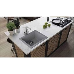 Bassino 40.6x45.7x20.3cm Quartz Grey Kitchen Sink-image-74