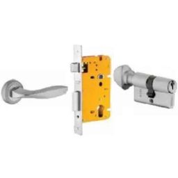 Dorset ML Series Zara 60mm Stainless Steel Patina Finish Door Handle Lock Set with Knob &a; Key, ML ZA OR-picture-7
