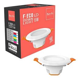 Fybros F-Eco 6W Polycarbonate Natural White Round LED Ceiling Light, FLS5850A-image-19
