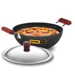 Hawkins Futura 3.5L 26cm Nonstick Induction Friendly Flat Bottom Deep Kadhai with Lid, INK 35S-picture-21