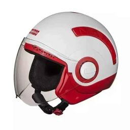 Studds Nano 560 Plastic Red &a; White Open Face Open Face Helmets, Size: Small-picture-7