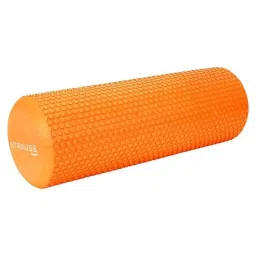 Strauss 45cm Orange Yoga Foam Roller, ST-1439-25