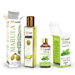 GoWoo 2 Pcs 10ml Natural Therapeutic Grade Cold Pressed Peppermint Aroma Oil &a; 100ml Marula Carrier Oil Set, GWOC1093-P40+P176-picture-8
