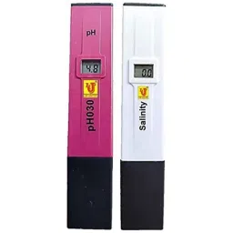 Lab Junction Digital Pocket Size pH &a; Salinity Tester Set-17