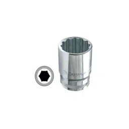 Eastman CRV 1/2 Inch Drive 17mm Hex Sockets, E-2201 (Pack of 10)-22