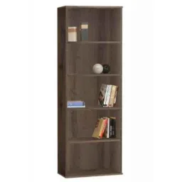 Zuari Furniture Dixi Dark Brown Oak Book Shelf, 135050-32