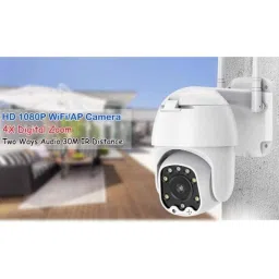 Grousale 4MP AI PTZ Smart Wi-Fi Camera with 4X Zoom, Two Way Audio, Human Detect, Onvif, SD/Cloud Storage, IP66 &a; Color Night Vision image 5