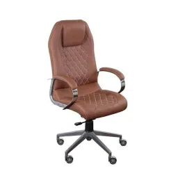 Sunview Leatherette Brown High Back Office Executive Chair-image-50